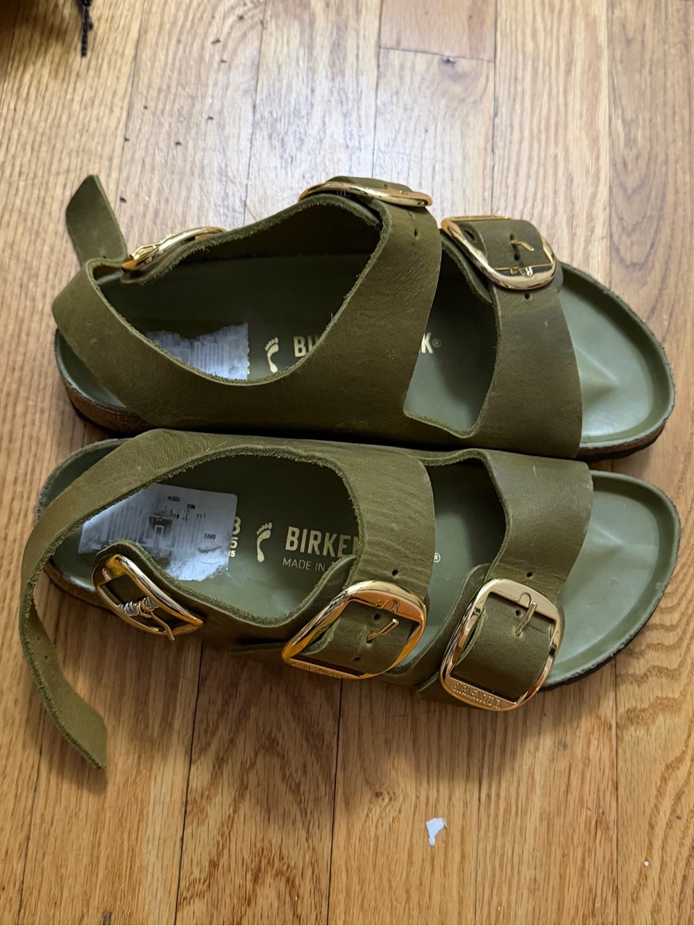 Birkenstock Milano Buckle Sandal size 38 worn twice - Picture 4 of 6